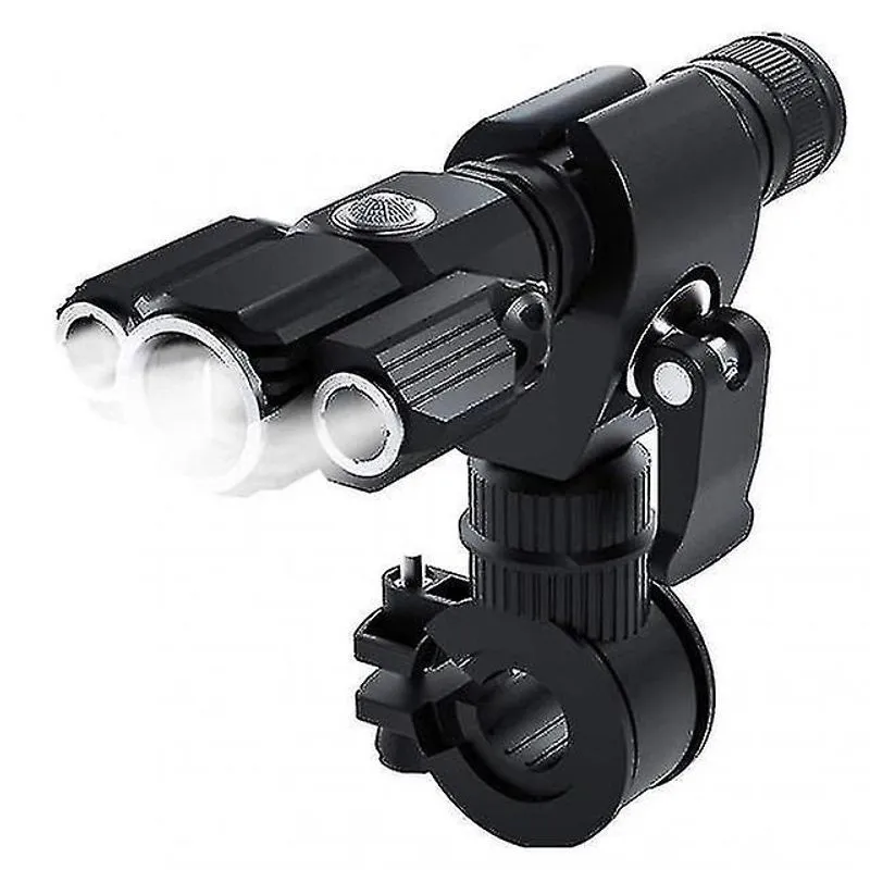 Ferramentas de bicicleta usb carregamento bicicleta luz 4 modo de iluminação super brilhante led lanterna de três lâmpadas de alta qualidade