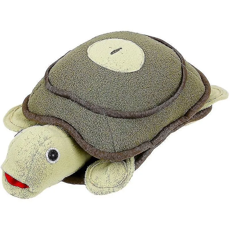 Brinquedos para cães quebra-cabeça de cachorro tartaruga brinquedo de pelúcia verde 22x40x10cm