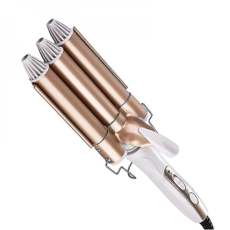 Modeladores de volume de coque de cabelo modelador de cabelo ferramentas de cabelo profissionais ferro de ondulação cerâmica barril triplo modelador de cabelo vacilar