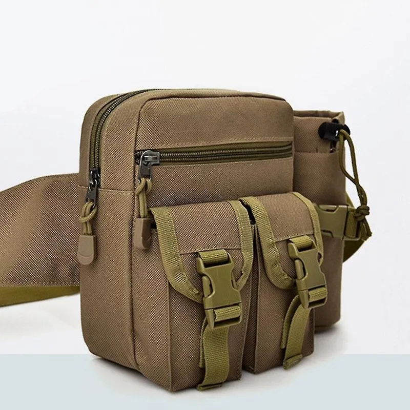 Mochilas masculinas ao ar livre tático cintura pochete náilon hip bumbum cinto peito bolsa porta-garrafa de água bolsa de acampamento