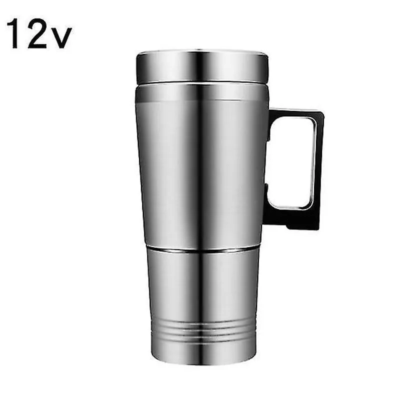 Chaleiras elétricas com base em carro, aquecimento, copo de aço inoxidável, chaleira térmica, café, chá, leite, panela aquecida, caneca, motor