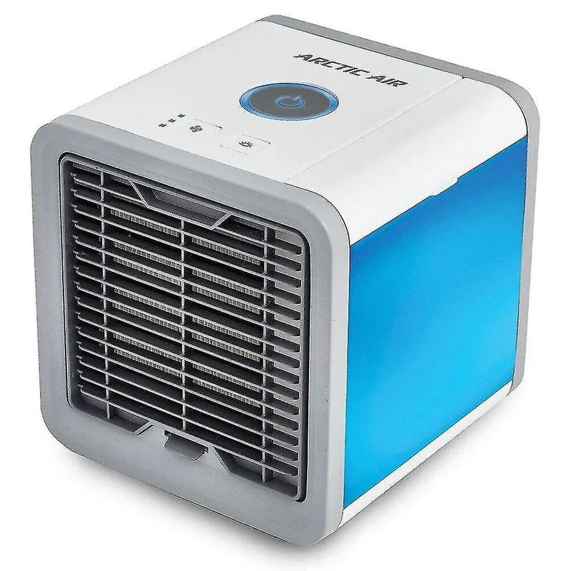 Condicionadores de ar ventilador refrigerador de ar portátil mini usb ar condicionado 7 cores luz desktop ventilador de refrigeração umidificador