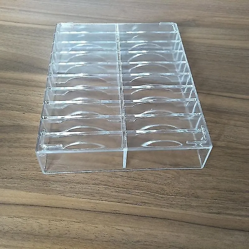 Recipientes de armazenamento doméstico expositor de bolo de pó de acrílico transparente caixa de joias organizador de maquiagem caixas e caixas