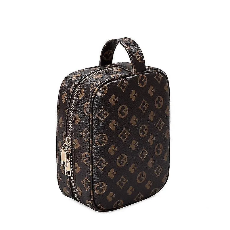 Sacos de higiene pessoal cosméticos bolsa de grande capacidade de designer de luxo bolsa de cosméticos estojo de maquiagem caixa organizadora bolsas de couro para