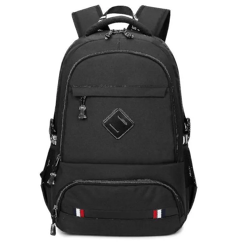 Mochilas mochila de carregamento usb preta para estudantes do ensino médio