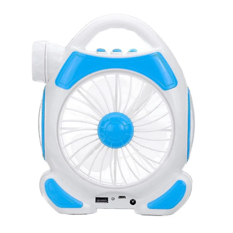Ventiladores de pedestal de mesa 5w portátil usb led camping ventilador luz tenda lâmpada caminhadas lanterna de pesca lâmpada ao ar livre