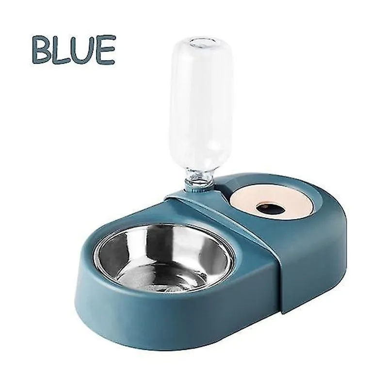 Dispensadores de alimentos para cães e gatos tigela dispensador de água armazenamento automático de água tigela de comida de gato para cães de estimação suprimentos de comida l