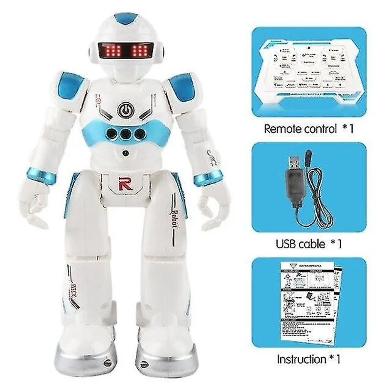 Câmeras digitais inteligente educação infantil controle remoto robô brinquedo rc programável indução de gestos