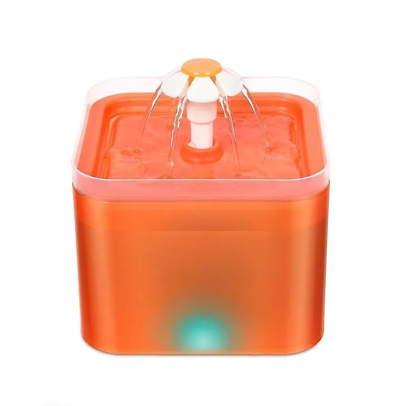 Distribuidores de alimentos fonte de água para gatos de estimação alimentador automático de água para gatos recipiente dispensador de água elétrico