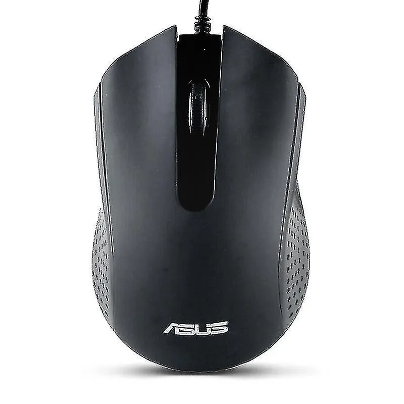 Conjuntos de acessórios de computador asus ae-01 design leve mouse com fio de escritório preto
