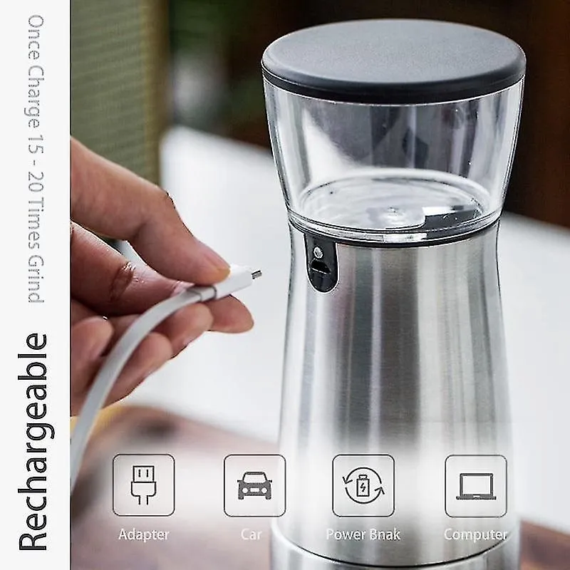Moedores de café moedor de café elétrico usb cafeteira recarregável ferramentas de café moedores de café domésticos portáteis