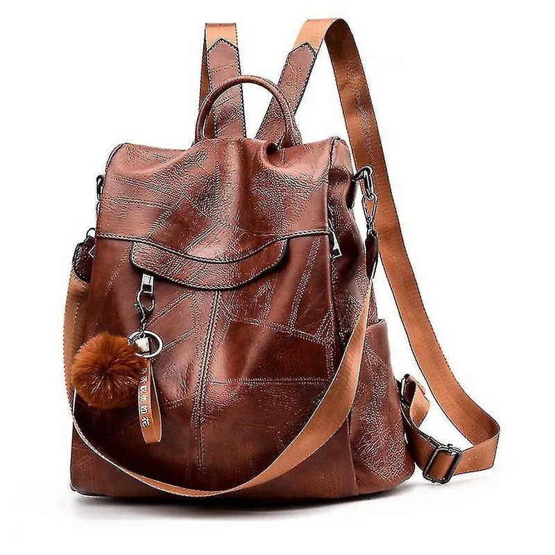 Mochilas femininas de alta qualidade mochila crossbody bronze