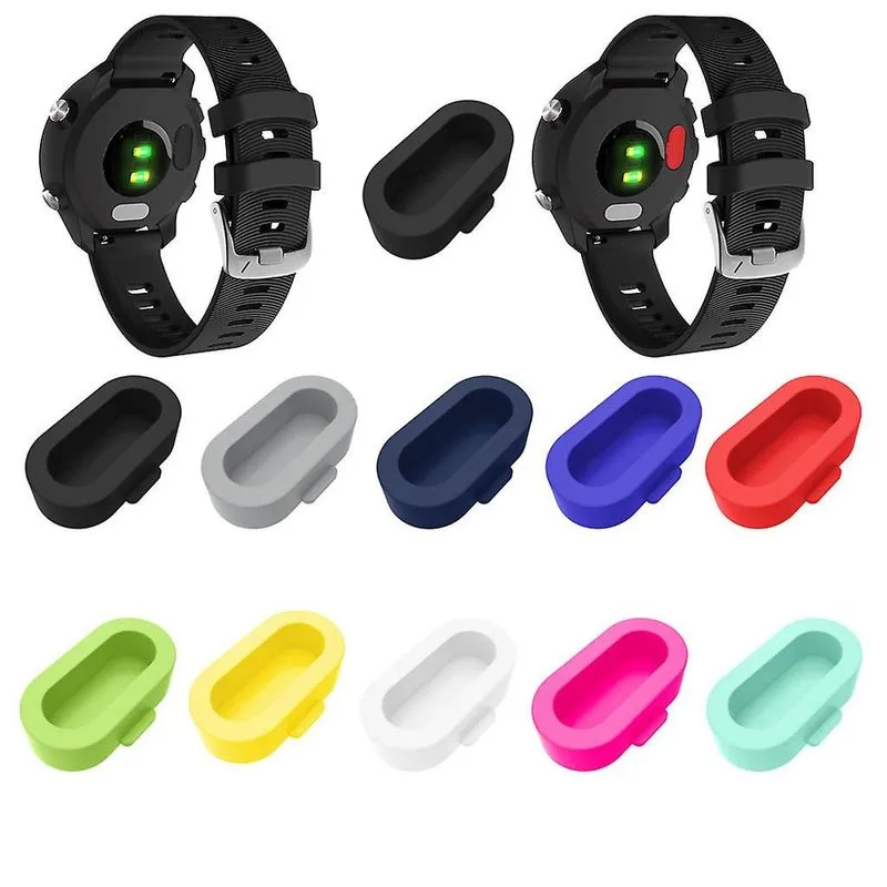 10xwatch Port Protector Resistant Anti-poeira Plugs para Garmin Forerunner 245/945