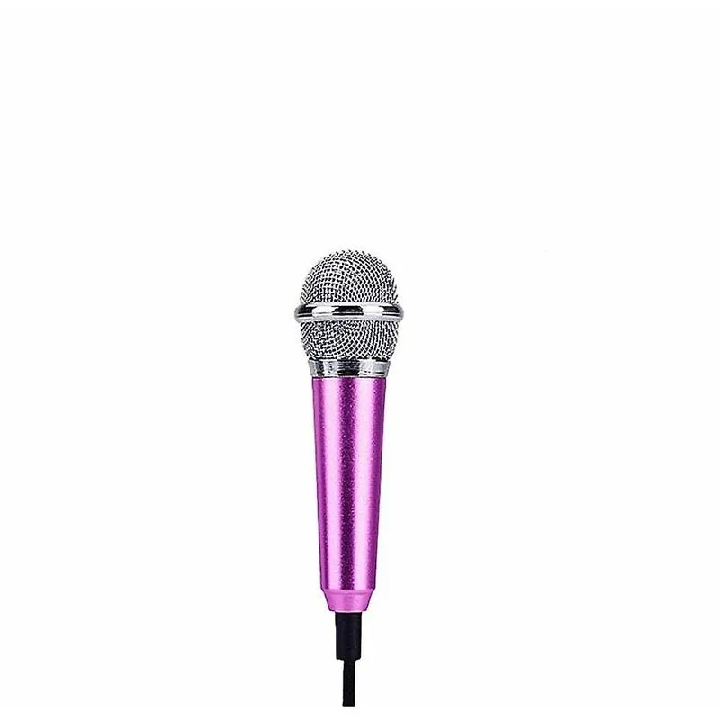 Mini Microfone Microfone Vocal/Instrumento Portátil Para Telemóveis Laptops Telemóveis