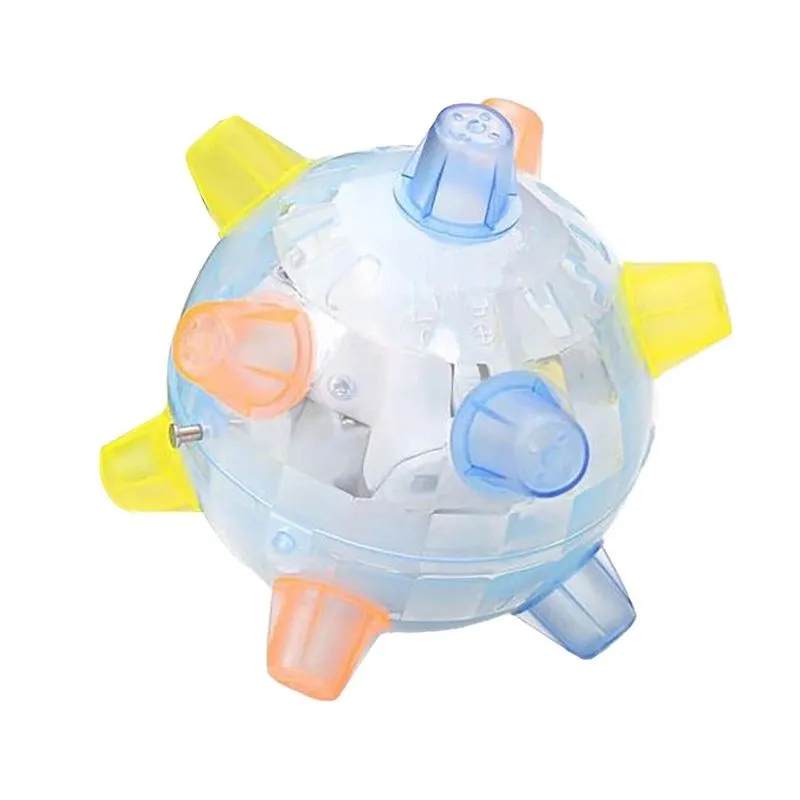 Bola de dança de piscamento criativa com brinquedos conduzidos coloridos da luz e da música para crianças