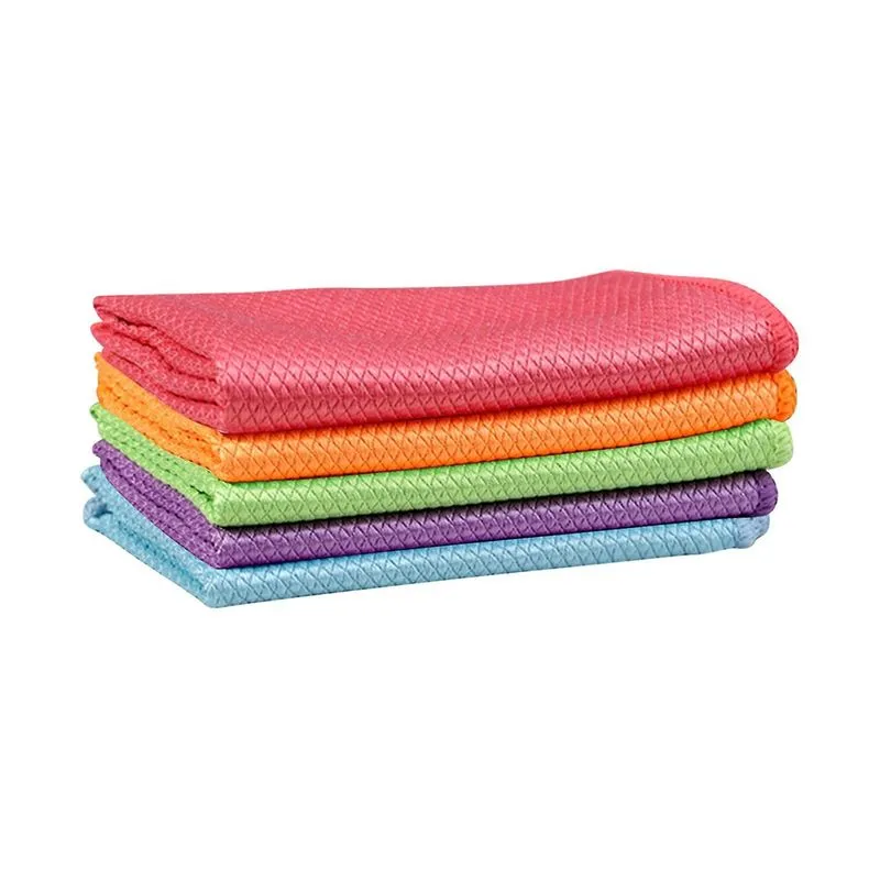 Pano de limpeza de vidro Toalha de limpeza de cozinha espessada Toalha de limpeza de mesa absorvente engrossada Almofada de limpeza