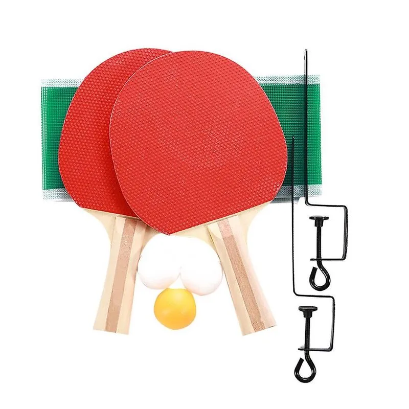 Indoor Games Sport Suporte de rede de tênis de mesa portátil Conjunto de kit de pás de pingue-pongue