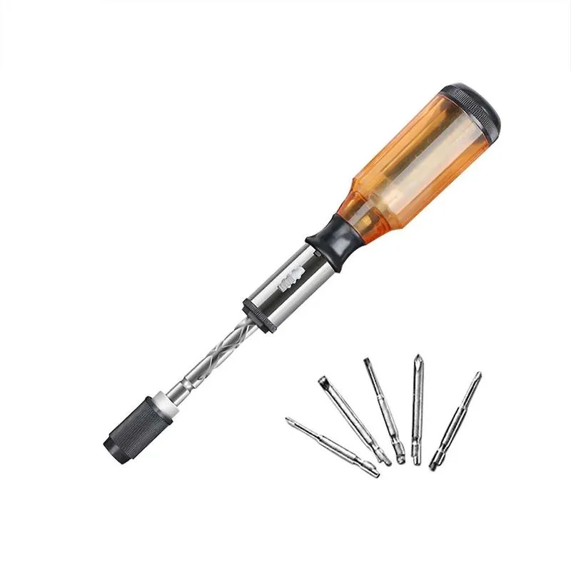 Chave de fenda semi-automática de catraca tipo push pressionada à mão para frente e para trás