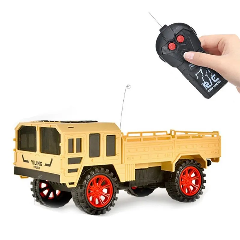 Carro de controle remoto elétrico rc bidirecional pickup caminhonete brinquedo para meninos meninas aniversário