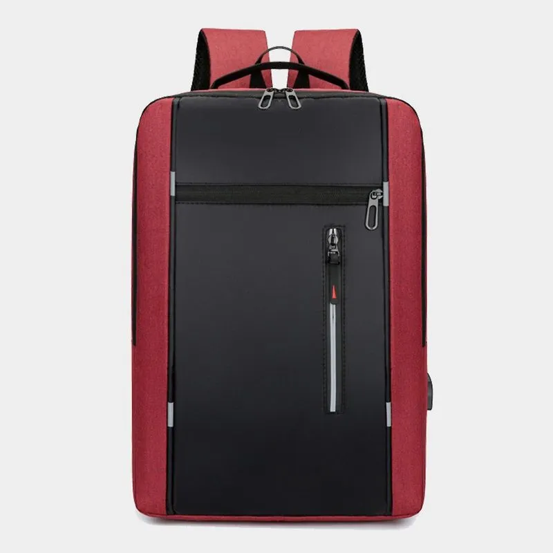 Mochila para laptop de 16 polegadas, mochilas de viagem para laptops finos e duráveis para negócios com porta de carregamento usb, bolsa de computador para escola universitária, presentes para homens