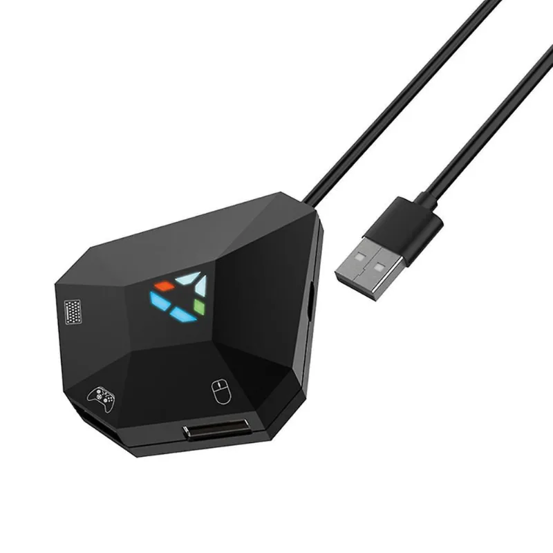 Conversor de teclado e mouse para jogos para adaptador de controlador de jogo n-switch/PS4/x1/360