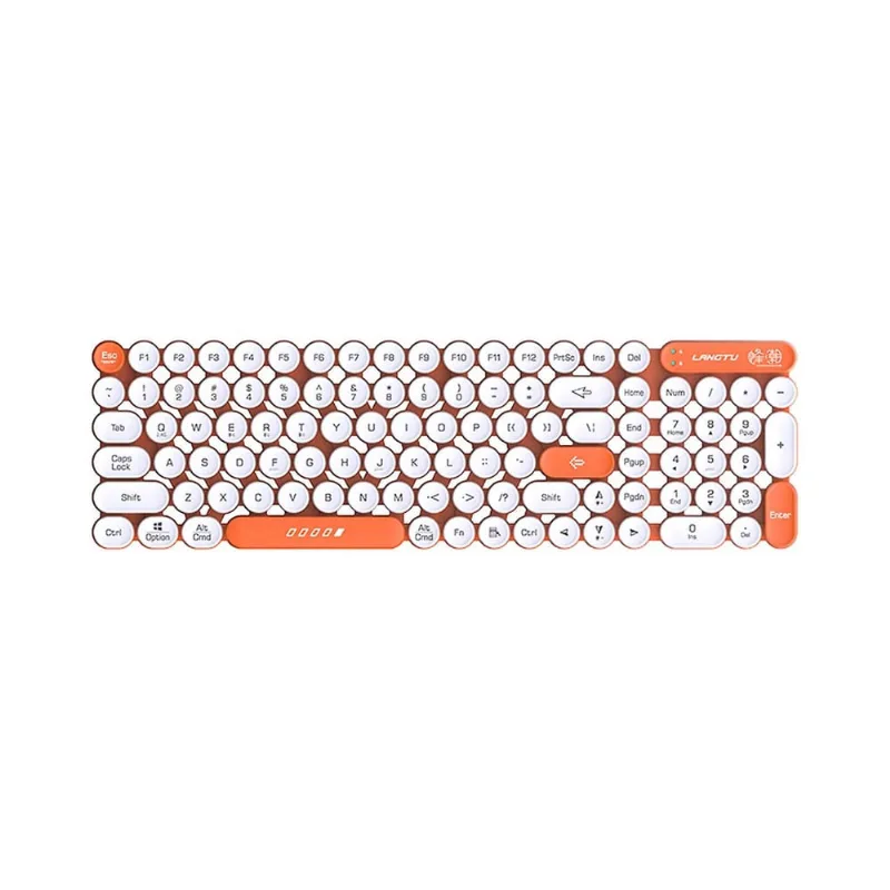 Teclado Tri-mode 2.4ghz teclado de membrana bluetooth silencioso fino e leve conveniente computador de escritório iluminação rgb
