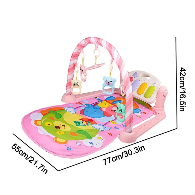 Brinquedos para bebês Material abs Música Conforto Educação Infantil Pedal Piano Wind Chime Mat