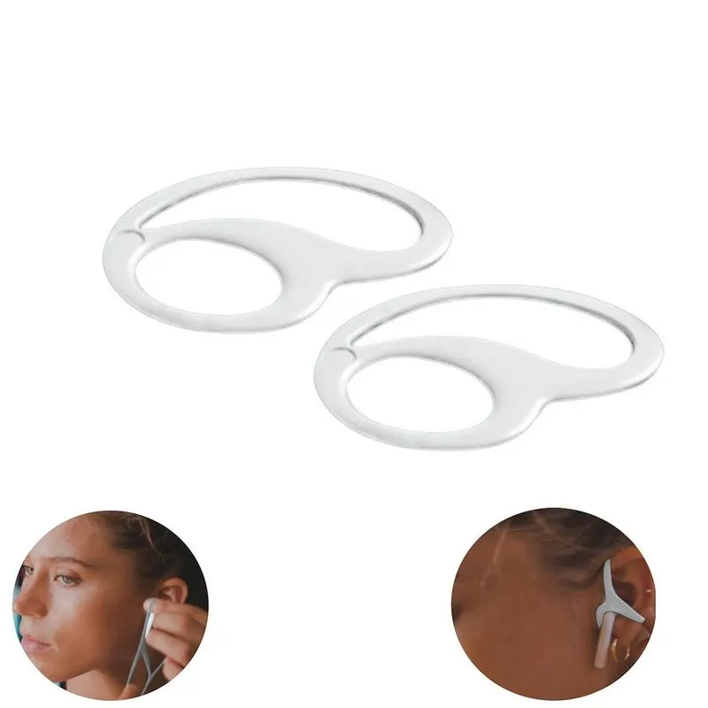 Ganchos de ouvido confortáveis compatíveis com todos os fones de ouvido em forma de gancho Suporte de fone de ouvido esportivo