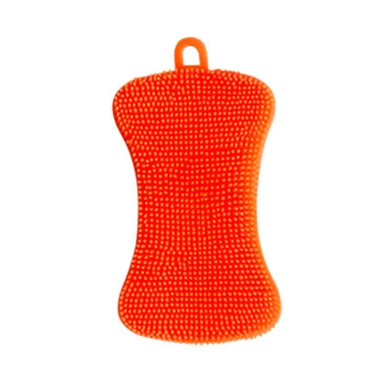 Escova de lavar louça super macia, Escova de limpeza espessada, Pano de lavar louça de cozinha, Almofada de limpeza com sabão