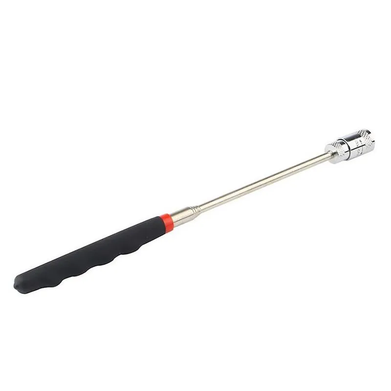 Magnético telescópico Pick Up Picker Ferramentas Ímã Pen com Led Light Clip Tool