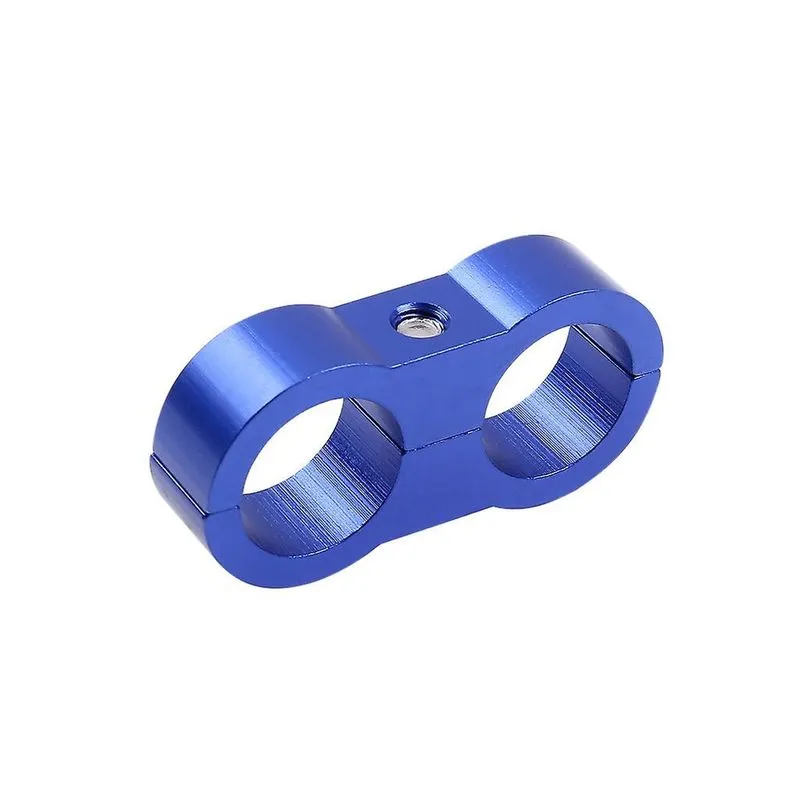 Cnc An4/6/8/10/12 Braçadeira de Separador de Tubo de Linha de Mangueira de Combustível Trançado Suporte Adaptador