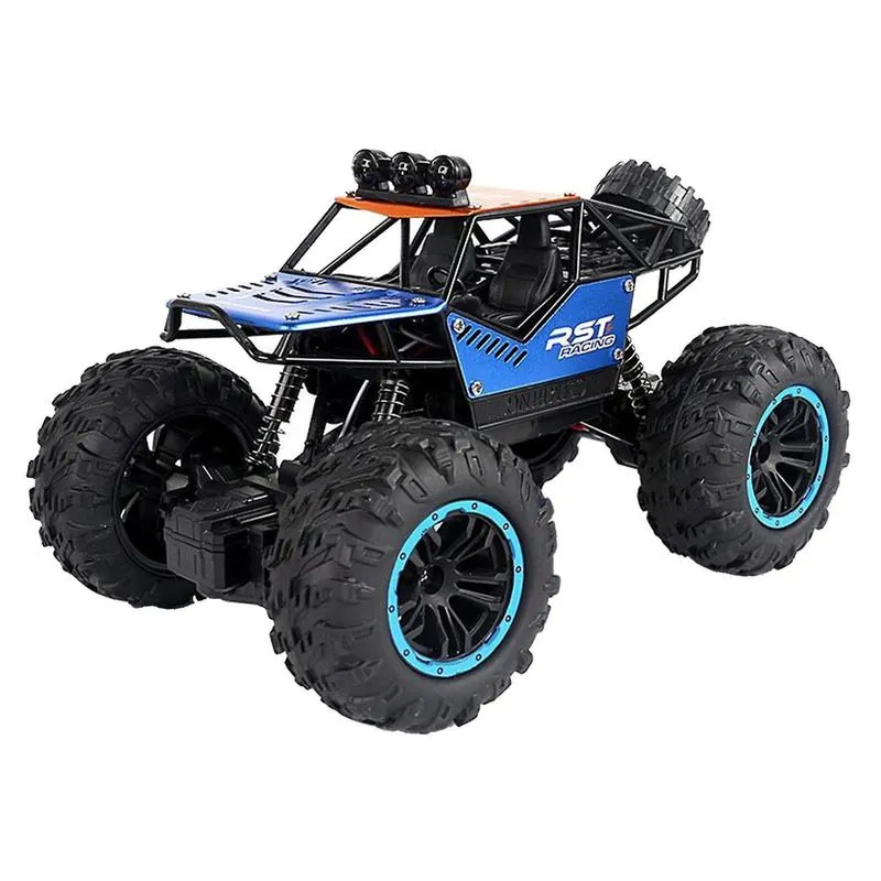 1:18 escala rc carro 4d off road veículo rádio controle remoto carro de alta velocidade azul