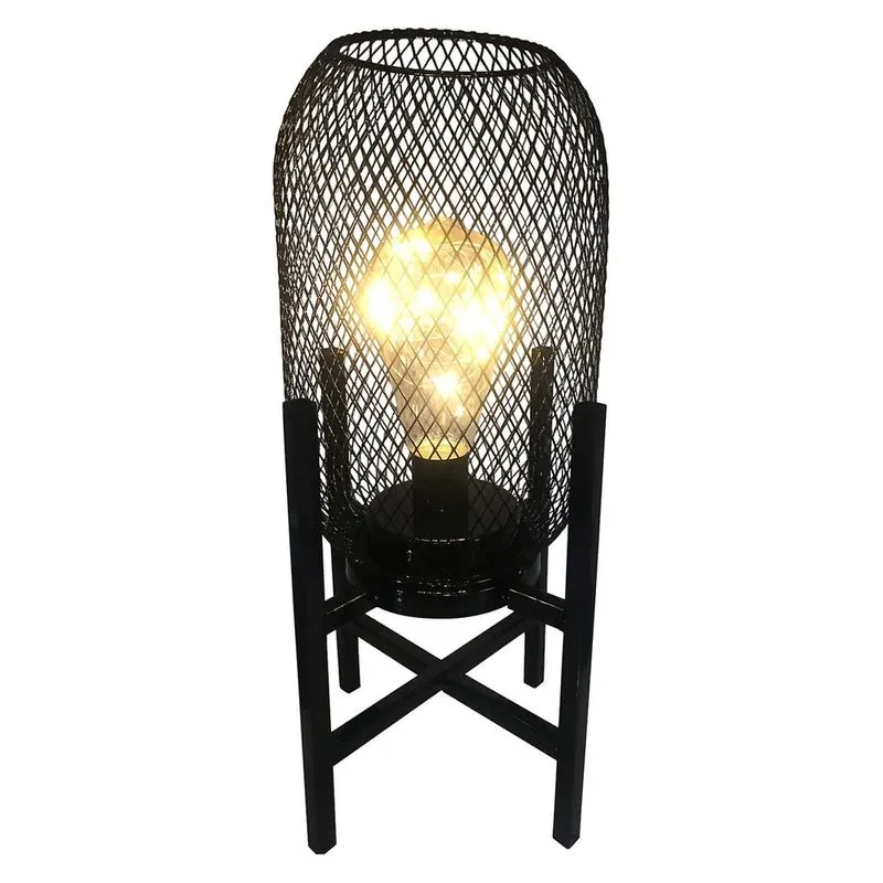 Lanterna led de metal alimentada por bateria, luz sem fio com lâmpada estilo edsion led luz noturna ótima para casamentos, festas, pátio, eventos para ambientes internos