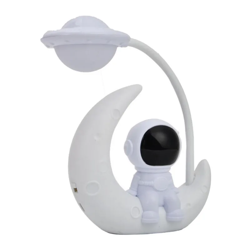 Spaceman Moon Lamp Astronauta Candeeiro de mesa led abajur de cabeceira sem fio para casa quarto crianças meninos presentes de aniversário