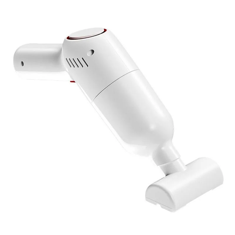 Aspirador de pó portátil sem fio portátil para carro doméstico compacto e grande aspirador de pó de sucção branco