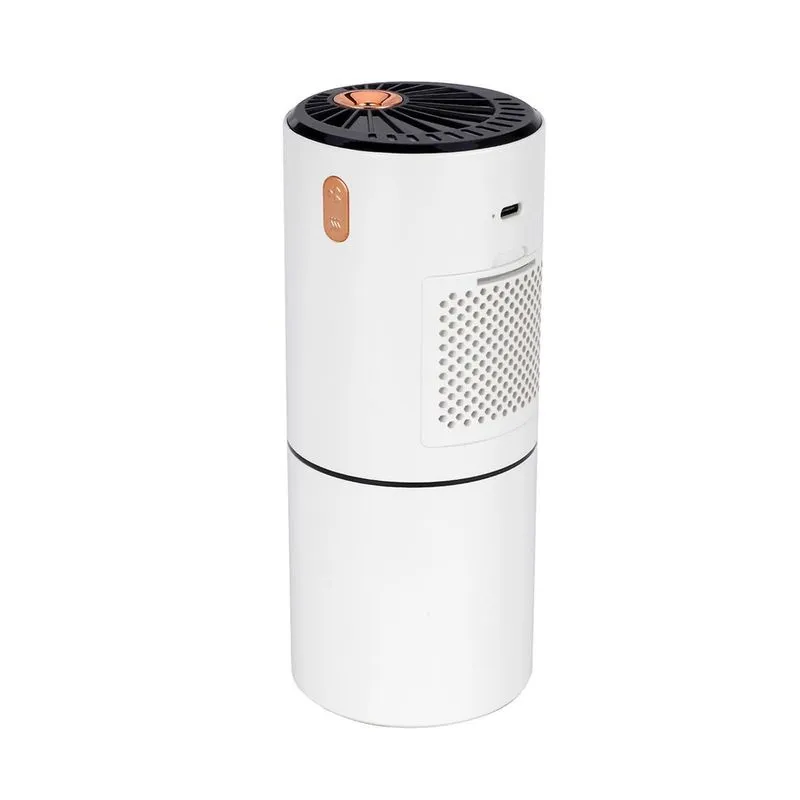 Purificador de ar para carro Home Bedroom Purificador de ar portátil Desktop Usb Air Cleaner Umidificador Com iluminação colorida
