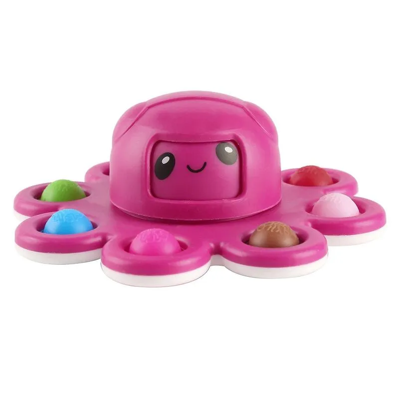 Press Bubble Fidget Alívio de brinquedo de mudança de rosto Teclado anti-ansiedade Alívio de estresse Brinquedo sensorial para crianças adultos