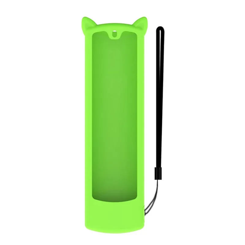 Capa de silicone com design de forma de orelha de gato para controle remoto de voz Alexa 3ª geração