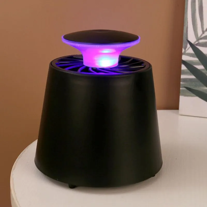 Luz assassina de mosquitos 5w Usb Smart Opticamente Controlada Lâmpada de Matança de Insetos