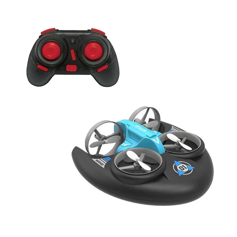 D88 3 Em 1 Mar Terra E Ar 360 Rolando Uav Controle Remoto à Prova D' Água Quatro Eixos Aeronaves De Alta Velocidade Derrapagem Carros Rc