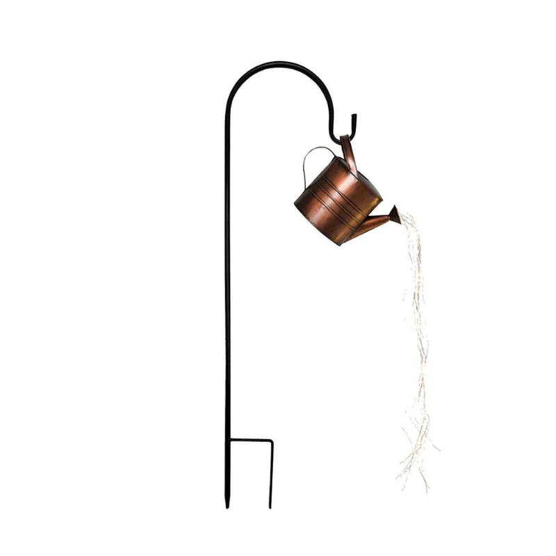 Diy Ferro Estrela Tipo Chuveiro Jardim Arte Lâmpada de Chuveiro Regador Decoração Da Lâmpada