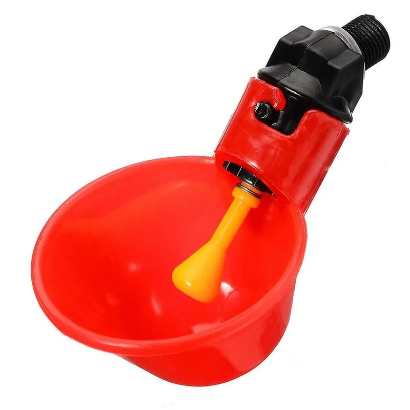 Copos para beber água de aves de capoeira 5pc - bebedor automático de plástico de galinha de frango