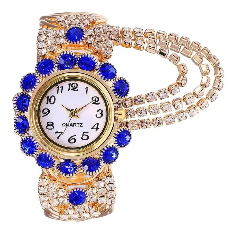 All-match Ladies Temperament Quartz Watch Relógio de pulseira de liga de corrente de moda