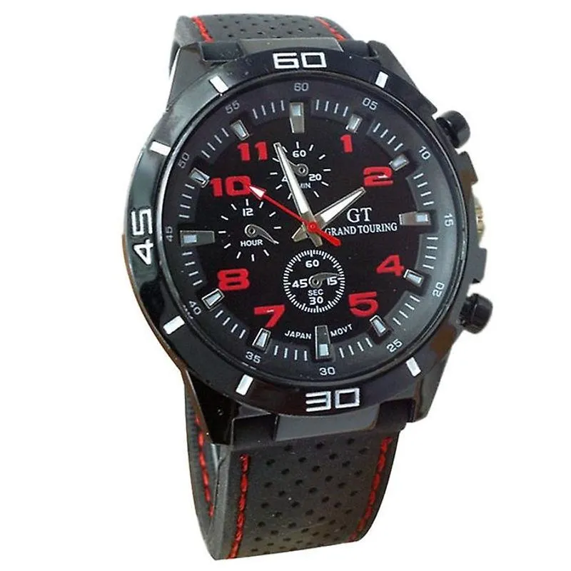 Relógio de Quartzo Homens Relógios Militares Relógio de Pulso Esporte Silicone