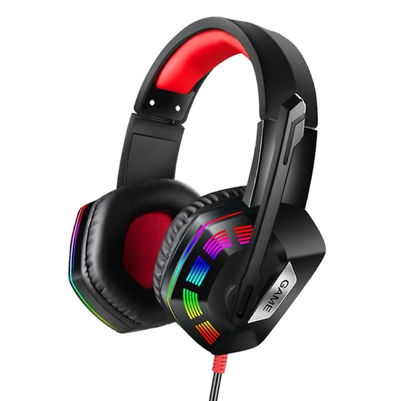 Fone de ouvido para jogos 3,5 mm Microfone de ouvido para fone de ouvido para N-switch para ps4