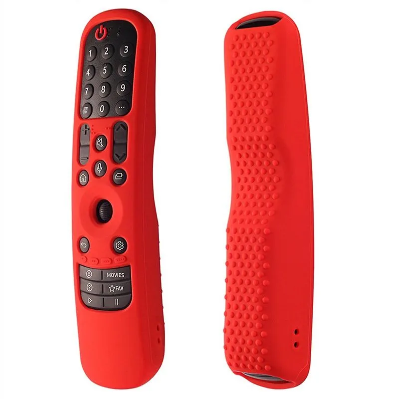 Capa protetora de silicone para fogo lg mr21ga com dolby vision dolby-atmos remoto à prova de choque antiderrapante universal