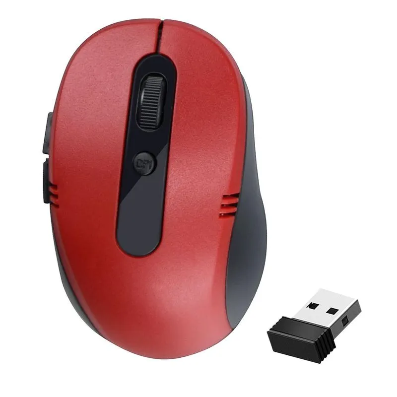 Mouse sem fio Blue-tooth Office Gaming Mouse 3 Botão Usb Led Ergonômico Botão 1600 Dpi Para Laptop Pc
