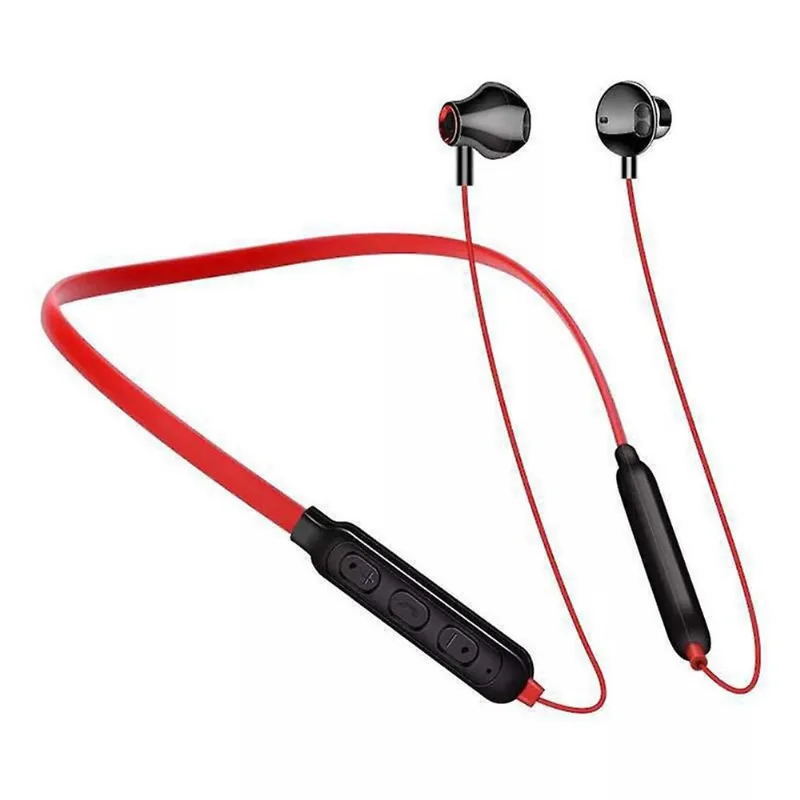 Fones de ouvido sem fio Bt Headset Neckband em fones de ouvido com microfone para Iphone