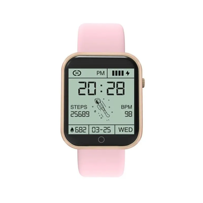 D20l Macaron Cor Bt4.0 Relógio Inteligente Sono Fitness Relógio à Prova D 'Água 1.3 Polegada Tft Tela Lcd