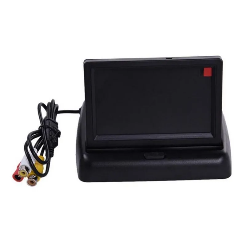 Monitor de carro Monitor de 4.3in Para Câmera de Visão Traseira Dobrável Cor Tft Lcd 4.3in Tela Hd Para Carro Invertendo